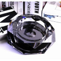 Presentes promocionais Best Quality Black Crystal Ashtray